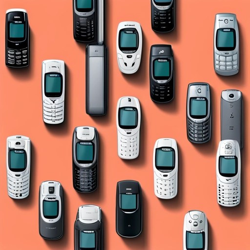 Symbolbild: alte Mobiltelefone